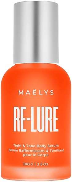 MAËLYS RE-LURE Tight & Tone Body Serum - Helps Reduce the Look of Cellulite - Skin Tightening with Hyaluronic Acid - Firming for Stomach, Thighs & Arms - Lightweight Body Firming Serum (3.5 Fl Oz) - Image 1