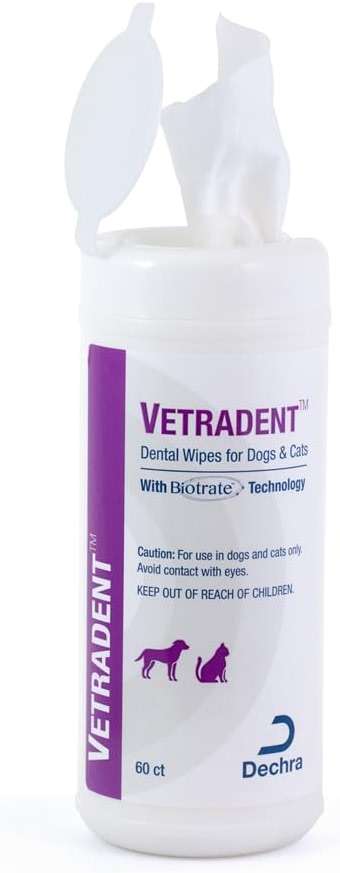Vetradent Dental Wipes, 60 ct - Image 2