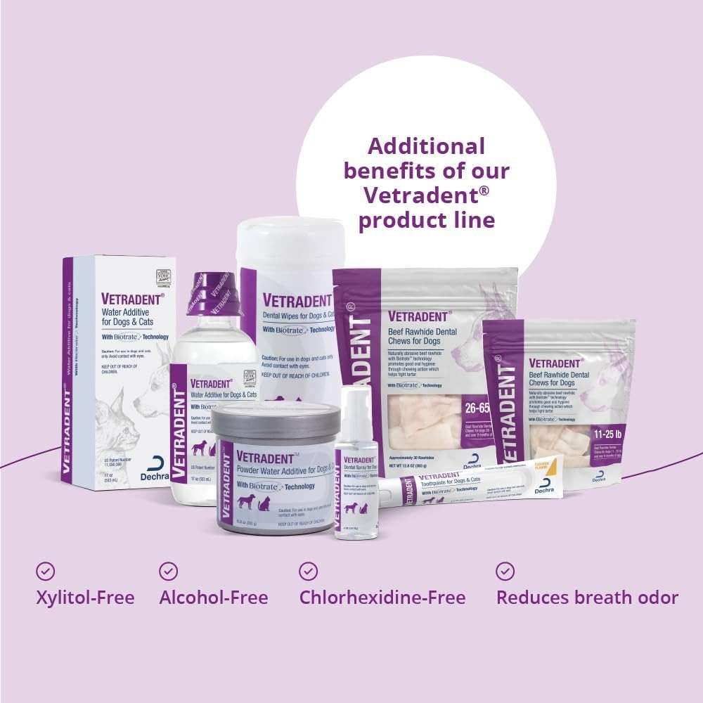 Vetradent Dental Wipes, 60 ct - Image 5