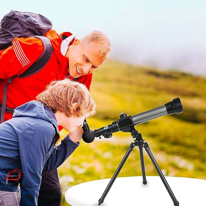 Astronomical Telescope, Professional 20X 30X 40X Astronomical Landscape Telescope with Tripod, Portable for Beginners - Image 4