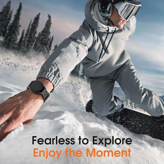 Bandletic 20mm Band Compatible with Samsung Galaxy Watch 7/6/5/4 44mm 40mm/FE 40mm/6 Classic 47mm 43mm/5 Pro/4 Classic/3 41mm, Military Rugged Nylon Sport Strap - Image 2