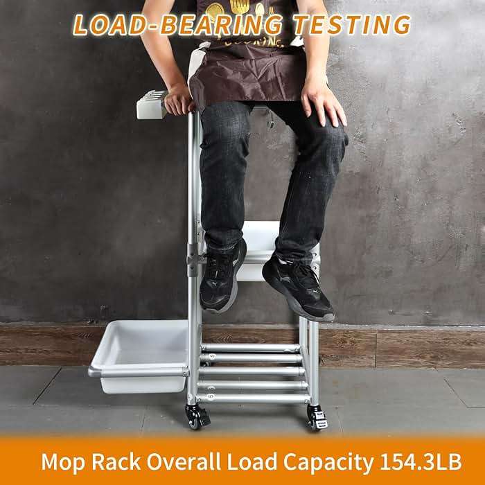 A Nice Little Cleaning Cart - Rolling Cleaning Cart for Efficient Organization of Cleaning Supplies - Image 7