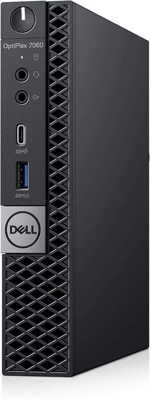 Dell OptiPlex 7060 Micro Desktop Business PC, Intel Core i5-8500T 2.1GHz, 16GB, 512GB SSD, USB Type-C, Windows 11 (Renewed), Black - Image 3