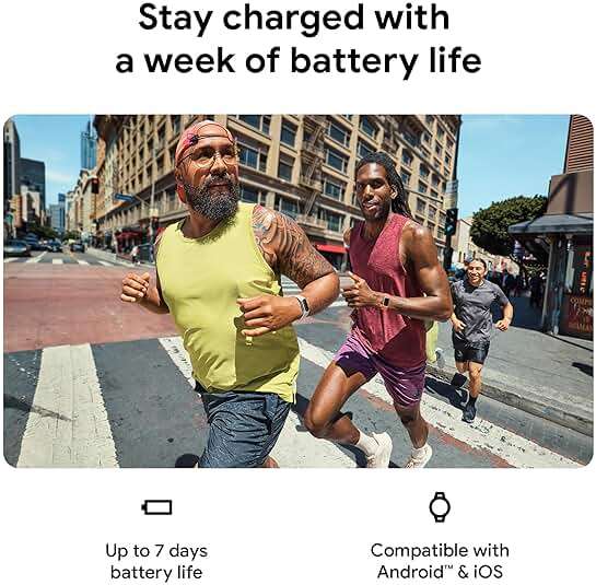 Fitbit Charge 6 Fitness Tracker with Google apps, Heart Rate on Exercise Equipment, 6-Months Premium Membership Included, GPS, Health Tools and More, Obsidian/Black, One Size (S & L Bands Included) - Image 4