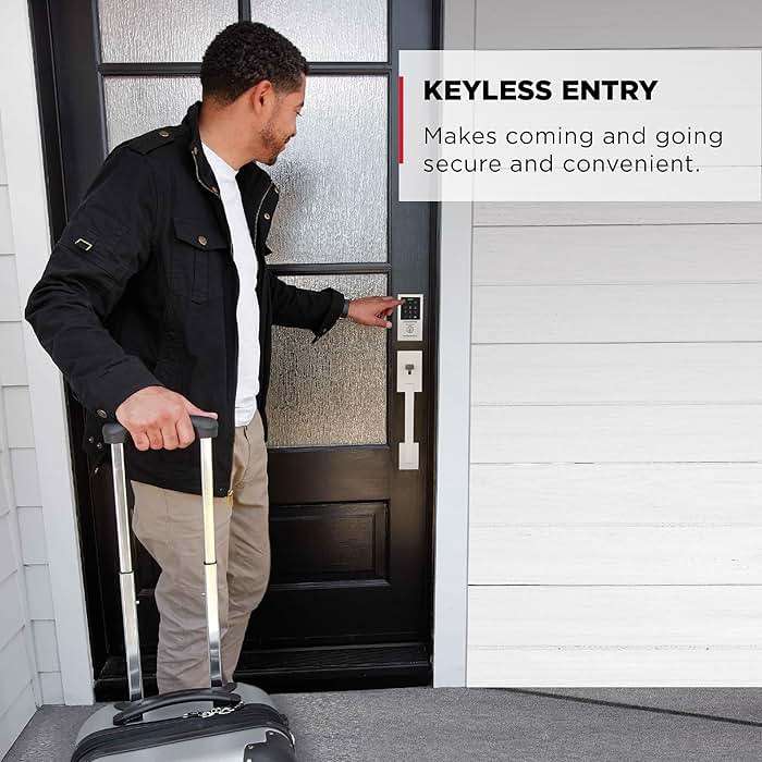 Kwikset SmartCode 270 Keyless Entry Electronic Touchpad Deadbolt Door Lock with Auto-Lock, Custom User Codes, Advanced Security in Satin Nickel Contemporary - Image 4