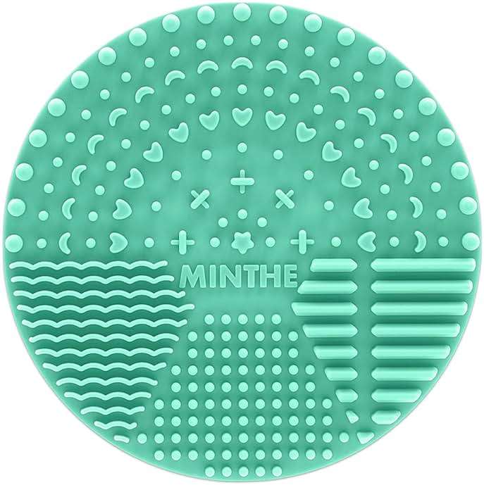 MINTHE™ Makeup Brush Cleaner Mat | 2 Pack | Silicone Make up Cleaning Pad - Image 1