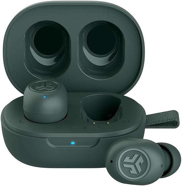JLab JBuds Mini, True Wireless Earbuds, Bluetooth Multipoint, IP55 Sweat Resistant, Be Aware Audio, Sage - Image 1