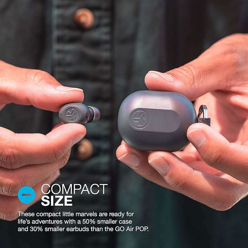 JLab JBuds Mini, True Wireless Earbuds, Bluetooth Multipoint, IP55 Sweat Resistant, Be Aware Audio, Sage - Image 2