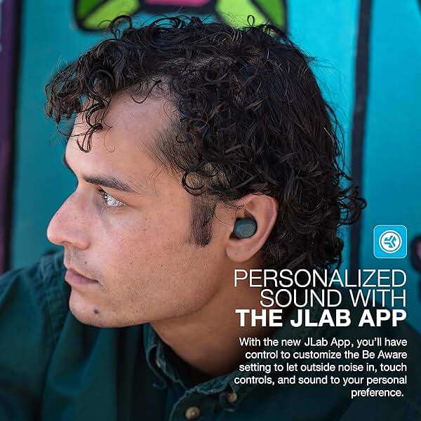 JLab JBuds Mini, True Wireless Earbuds, Bluetooth Multipoint, IP55 Sweat Resistant, Be Aware Audio, Sage - Image 5