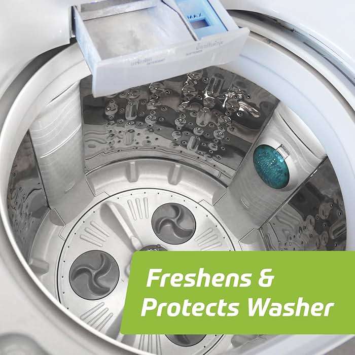 Velocity Washing Machine Cleaner – 4 Uses Per Bottle. Removes Hardwater Stains & Odor-Causing Buildup Inside Drum, Washer Cleaner for All Front & Top Load Washers & High Efficiency Machines - Image 3