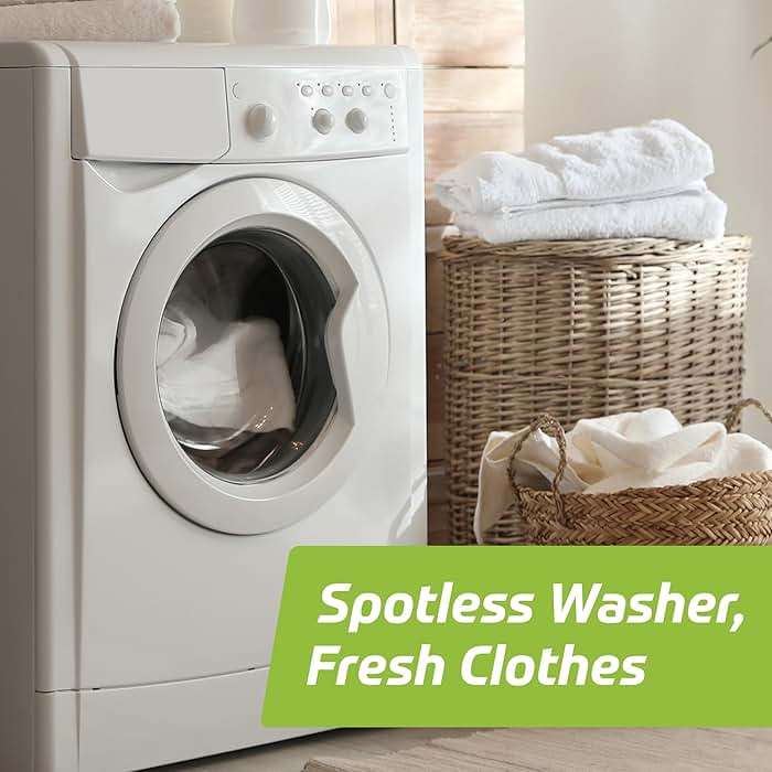 Velocity Washing Machine Cleaner – 4 Uses Per Bottle. Removes Hardwater Stains & Odor-Causing Buildup Inside Drum, Washer Cleaner for All Front & Top Load Washers & High Efficiency Machines - Image 4
