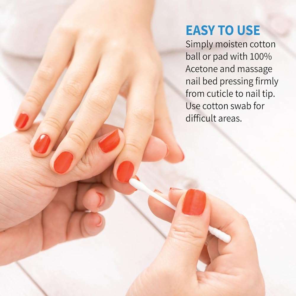 ForPro Professional Collection 100% Pure Acetone, 16 fl. oz. Professional Nail Polish Remover for Natural, Artificial, Acrylic, and Sculptured Nails, Removes Gel Polish, Glue, and Glitter - Image 7