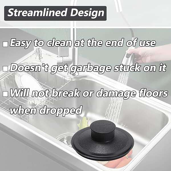 Sink Stopper Exact Replacement for InSinkErator STP-PL/STPPL for Kitchen Drain Stopper and Garbage Disposal Plug, Compatible with Standard 3-1/2" Drains from Kohler, Waste King, Whirlpool, and More - Image 4