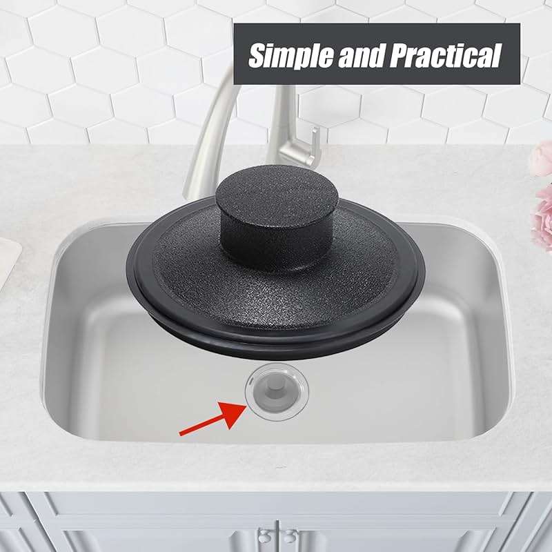 Sink Stopper Exact Replacement for InSinkErator STP-PL/STPPL for Kitchen Drain Stopper and Garbage Disposal Plug, Compatible with Standard 3-1/2" Drains from Kohler, Waste King, Whirlpool, and More - Image 5