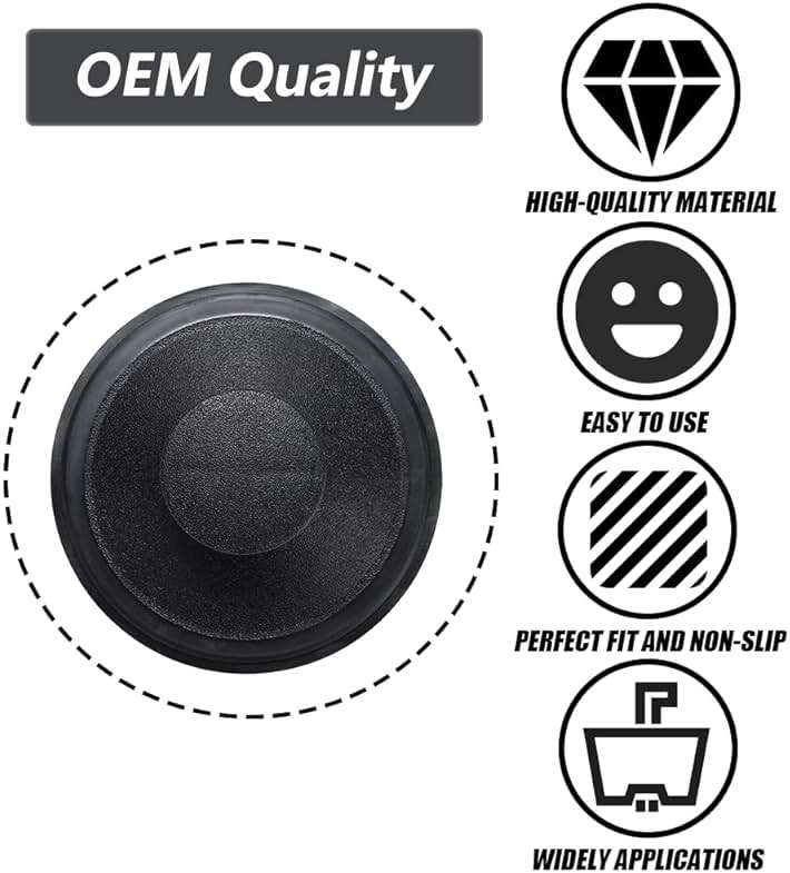 Sink Stopper Exact Replacement for InSinkErator STP-PL/STPPL for Kitchen Drain Stopper and Garbage Disposal Plug, Compatible with Standard 3-1/2" Drains from Kohler, Waste King, Whirlpool, and More - Image 7