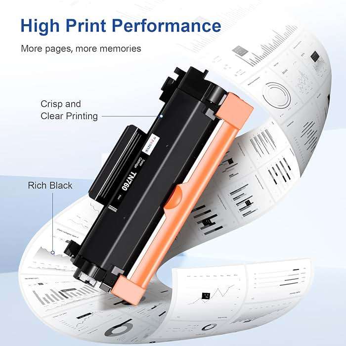 PANINK TN760 Toner Cartridge Black High Yield Replacement for Brother TN760 TN 730 TN-730/TN-760 Compatible for MFC-L2710DW DCP-L2550DW MFC-L2750DW HL-L2350DW HL-L2395DW HL-L2370DW Printer - 2 Pack - Image 4
