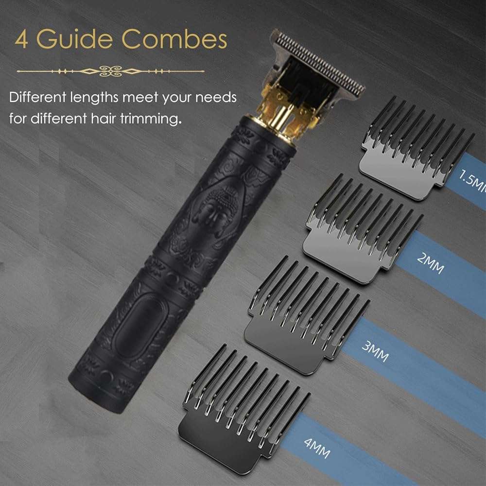 soieho Hair Clippers for Men, Professional Hair Trimmer Cordless Zero Gapped T-Blade Trimmer Rechargeable Beard Trimmer, Mens Gifts Hair Grooming Set for Hair Cutting - Image 2