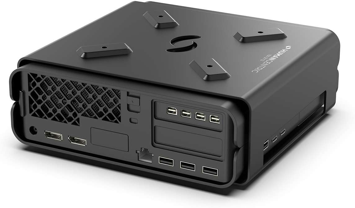 HumanCentric Dual VESA Sleeve Compatible with HP Z2 G9 Mini PC, VESA Mount Bracket for Monitor Arm and Monitor, Under Desk or Wall Mount - Image 2