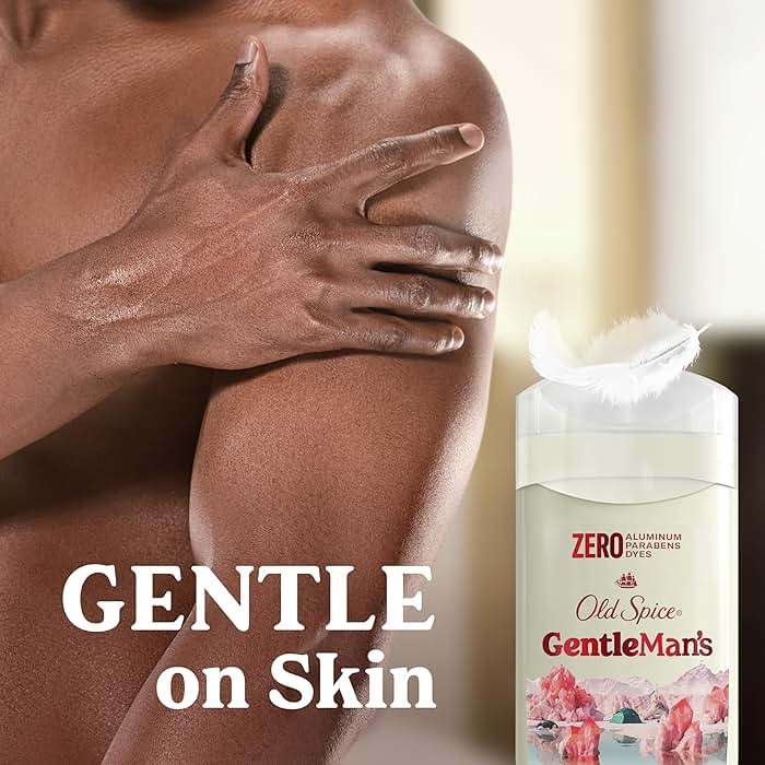 Old Spice GentleMan's Aluminum Free Dry Feel Deodorant for Men, 24/7 Lasting Freshness, Gentle on Skin with Skin Conditioners, Himalayan Sea Salt + Glacier Water Scent, 3.0 oz (Pack of 3) - Image 6