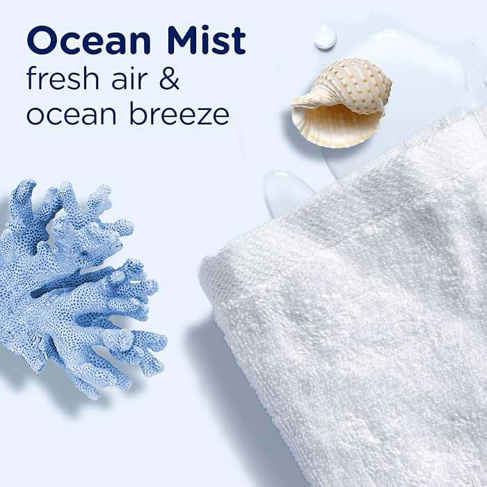 Downy Light Laundry Scent Booster Beads for Washer, Ocean Mist, 24 oz, with No Heavy Perfumes - Image 5