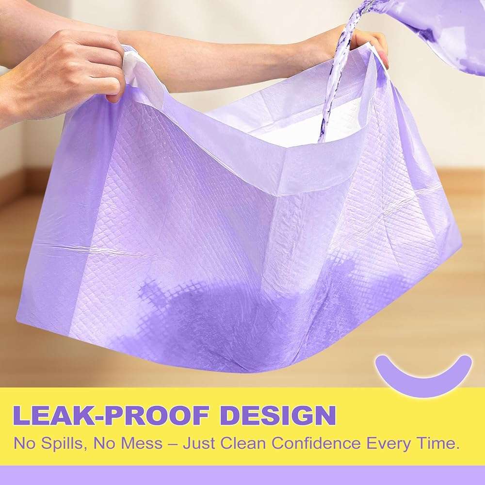 MIZOK Puppy Pads 28x34in Lavender Scented, Dog Pee Pads Extra Large Odor Eliminating Ultra Absorbent Up to 8 Cups, 6 Layers Leak-Proof & Quick-Dry Purple (40 Counts) - Image 8