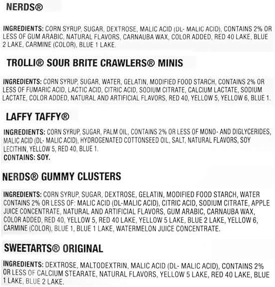 SweeTARTS Variety Party Mix, Individually Wrapped Assorted Candy, 28.6 Ounce (75 Count) - Image 4