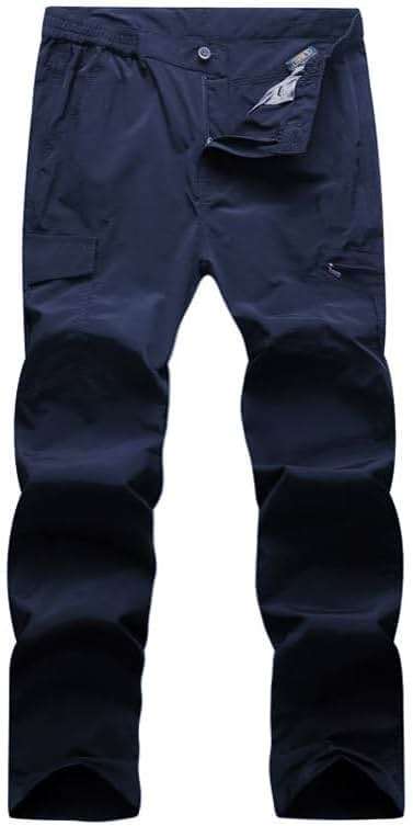 Kolongvangie Cargo Pants Quick Dry Hiking Men's Outdoor Casual Workout Breathable Pant with Multi-Pocket - Image 1