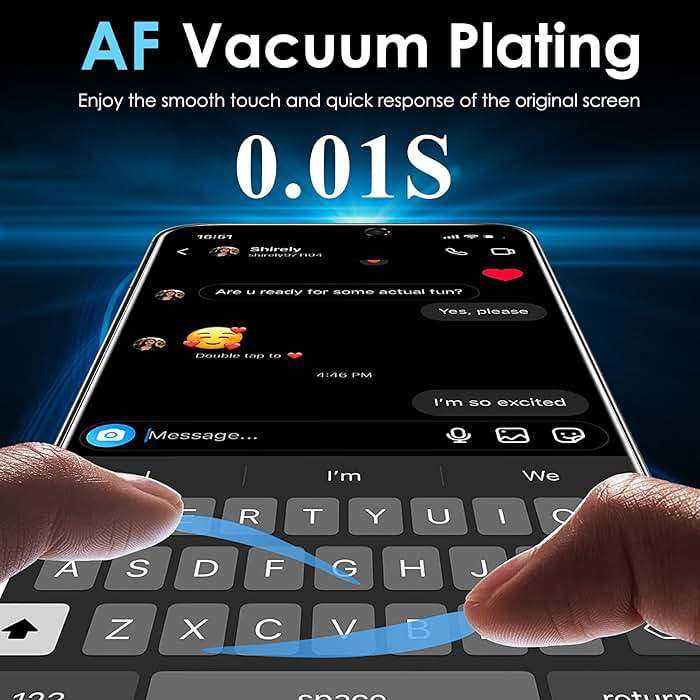 YMHML 2 Pack for iPhone 15 Pro/iPhone 16 / iPhone 15 Privacy Screen Protector Tempered Glass, Anti Spy Case Friendly Private Film Accessories - Image 5