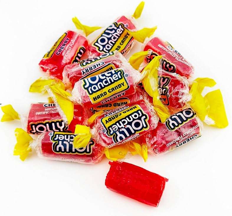 CHERRY Hard Candy Original Flavor 1 lb – Bulk Bag, Individually Wrapped (74 Pieces) - Image 6