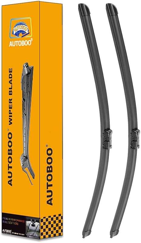 AUTOBOO 26"+19" Windshield Wipers Replacement for Tesla Model 3 2017 2018 2019 2020 2021 2022 2023 2024 2025 Model Y 2020 2021 2022 2023-2025 -Original Factory Quality (Pack of 2) - Image 1