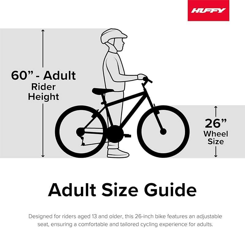 Huffy Stone Mountain Bike 20"/24"/26" for Men/Women/Girls/Boys | 6-Speed (20") or 21-Speed Options, Front or Dual Suspension Options, Multiple Colors, All-Terrain Tires, Shimano Equipped - Image 7