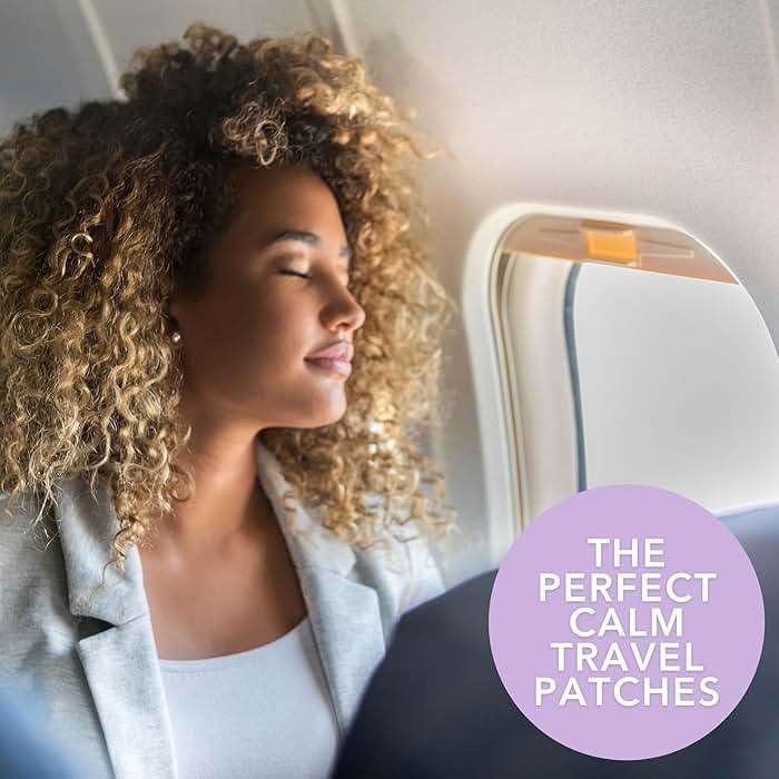Laki Naturals Fly Calm Patch (1 Count, Pack of 8) - Relax Nerves, Support Stress - Natural Ingredients to Support Airplane Stress - Calm Your Fear of Flying Naturally - Image 2