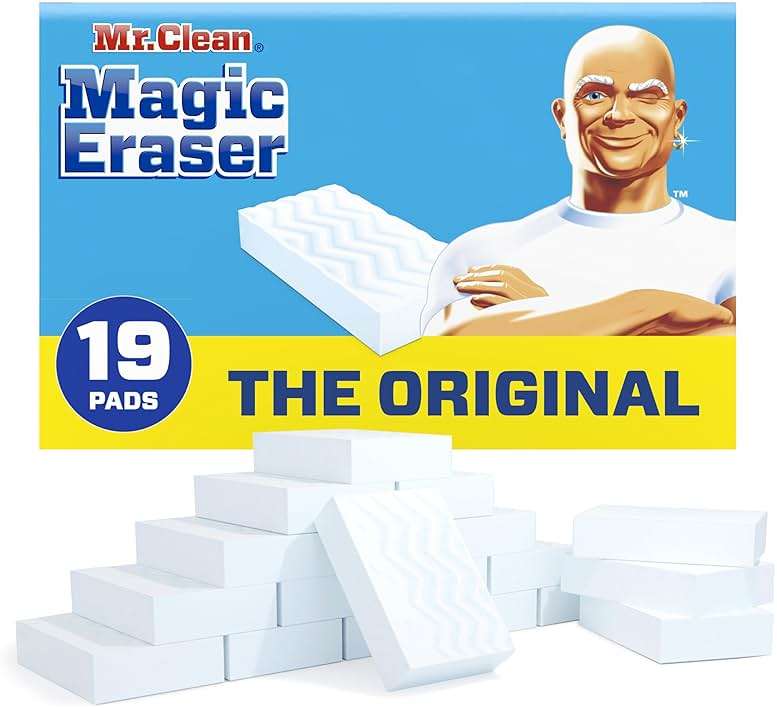 Mr. Clean Original Magic Eraser Cleaning Pads with Durafoam, 19 Count - Image 1