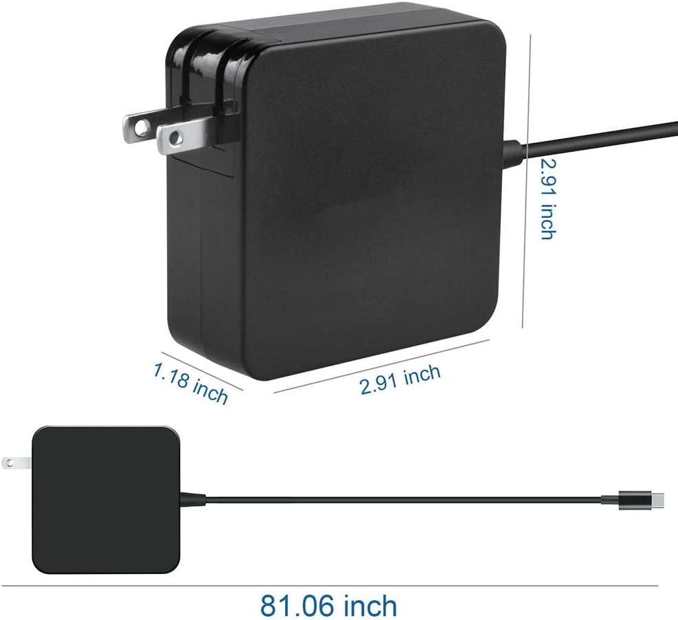 J-ZMQER USB Type C AC Power Adapter Wall Charger Compatible with Square Terminal SWD4-01 Power Cord - Image 3