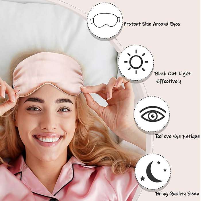 Gifts for Teenage Girls, Teen Girl Graduation Gift for 10 11 12 13 14 15 16 17 Year Old, Tween Girl Gift Ideas, Daughter, Sister Birthday Gift, Satin Pillowcase, Satin Eye Mask and Hair Accessories - Image 6