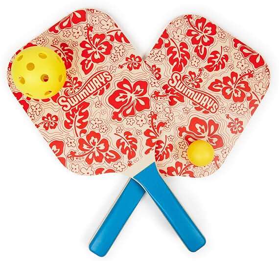 Swimways Hydro Paddle & Pickleball Set, Pickleball Paddles and Balls for Pool, Lake and Beach Games, Outdoor Toys for Kids and Adults Aged 5 & Up - Image 8