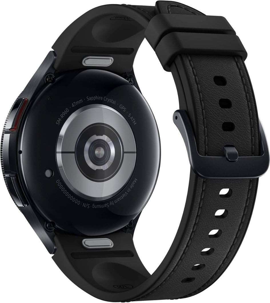 Samsung Galaxy Watch 6 Classic 47mm Stainless-Steel Smartwatch w/Fitness Tracker, Heart Monitor, BIA Sensor, Bluetooth – Black - Image 3