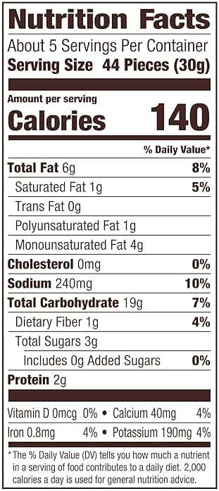 Goldfish Crisps Sour Cream & Onion Baked Chip Cracker Snacks, 6.25 Oz Bag - Image 2