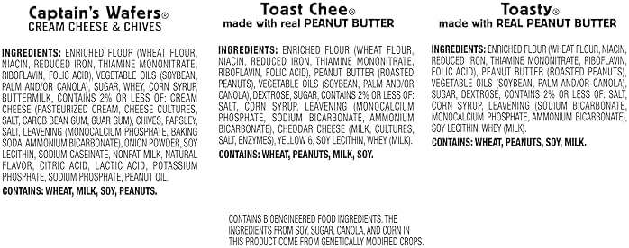 Lance Sandwich Crackers, Variety Pack, 3 Flavors, 10 Individually Wrapped Packs, 6 Sandwiches Each - Image 3