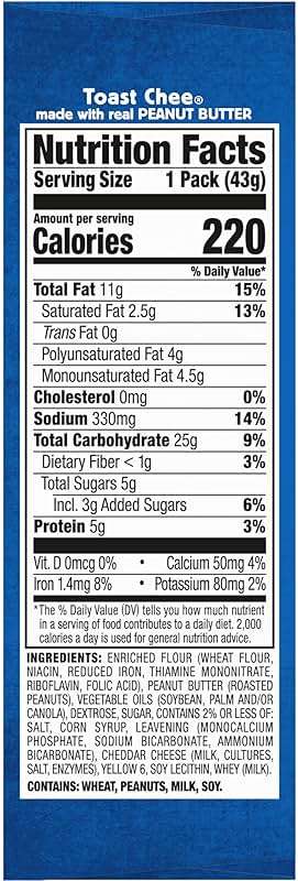 Lance Sandwich Crackers, Variety Pack, 3 Flavors, 10 Individually Wrapped Packs, 6 Sandwiches Each - Image 8