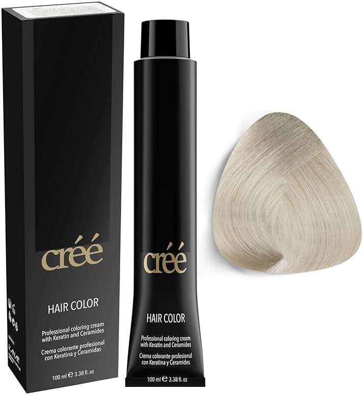 Cree Professional 912 Silver Superlightener Permanent Hair Color - Long Lasting, Rich Vibrant - Gray Coverage 100ml - 3.4 fl.oz. - Image 1
