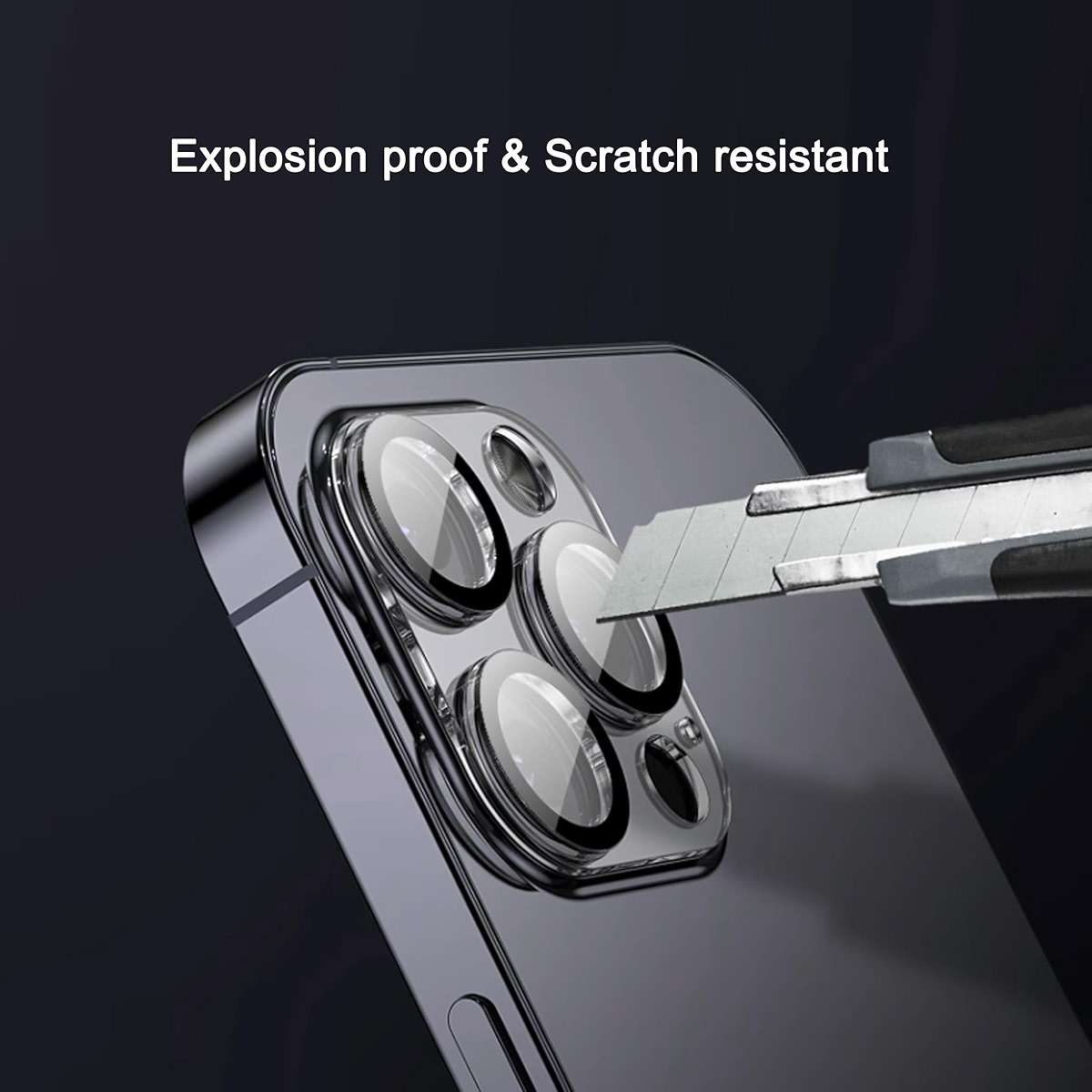 Ailun 3 Pack Camera Lens Protector for iPhone 15 Pro & iPhone 15 Pro Max,Tempered Glass,9H Hardness,Ultra HD,Anti-Scratch,Easy to Install,Case Friendly [Does not Affect Night Shots] - Image 6