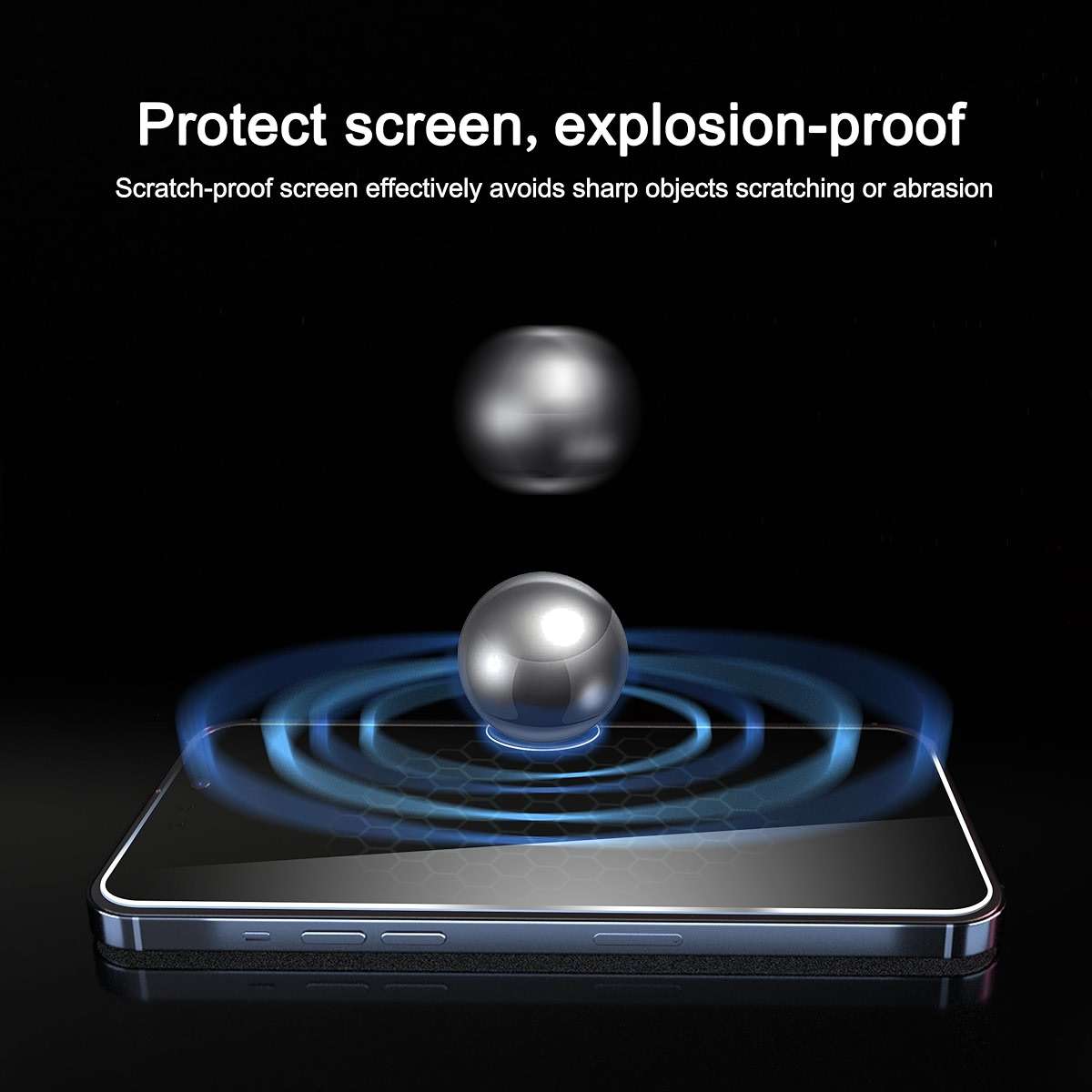 Ailun Privacy Screen Protector for iPhone 16 Plus/ 15 Plus/ 15 Pro Max 6.7 Inch 3 Pack Tempered Glass Anti Spy Private - Image 3