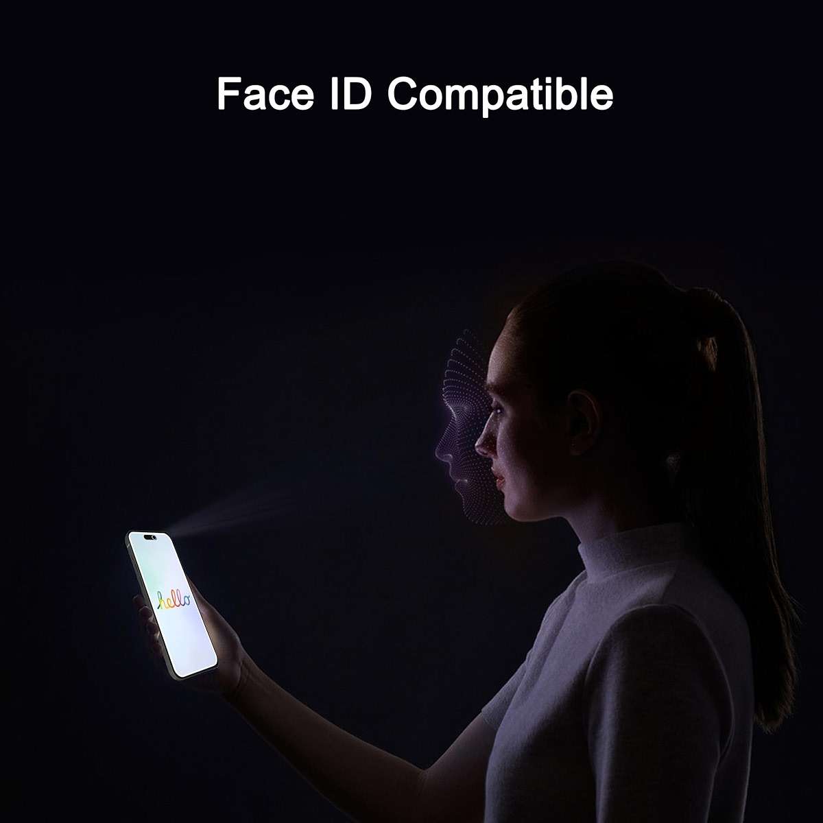Ailun Privacy Screen Protector for iPhone 16 Plus/ 15 Plus/ 15 Pro Max 6.7 Inch 3 Pack Tempered Glass Anti Spy Private - Image 5