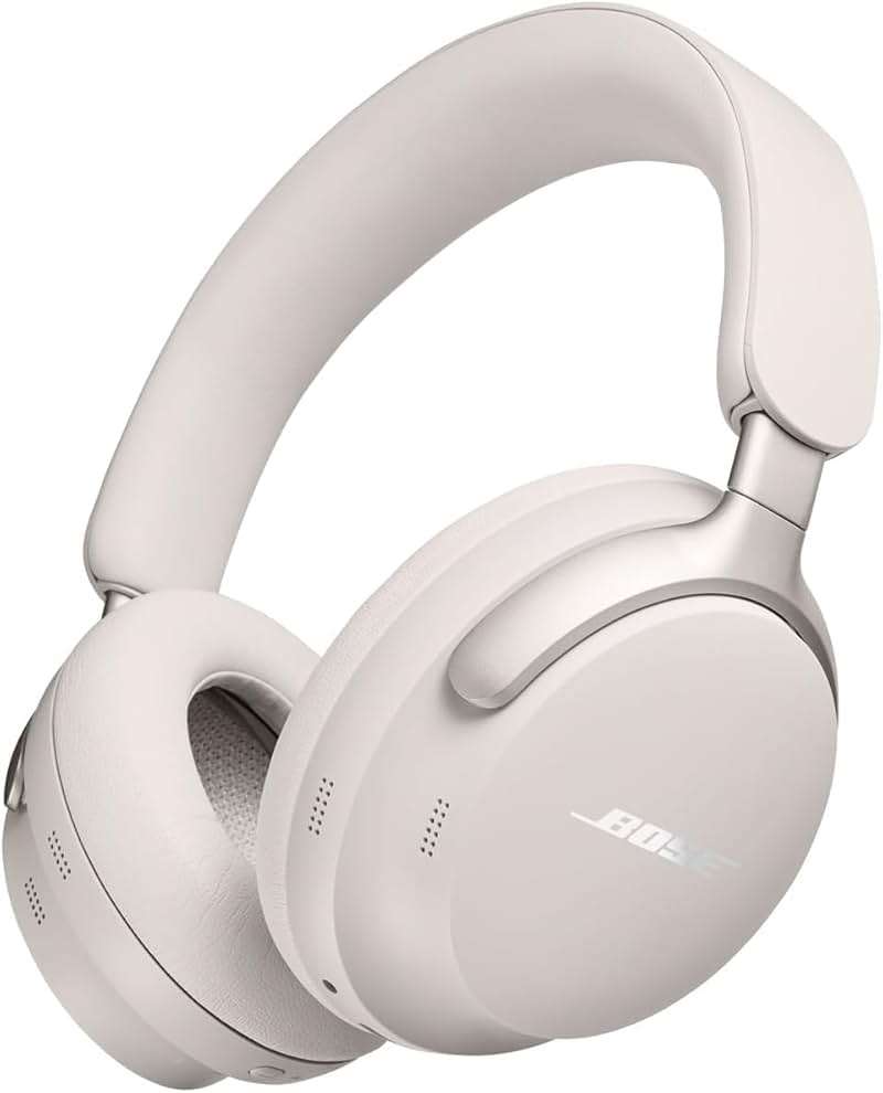 Bose QuietComfort Ultra Bluetooth Headphones, Wireless Headphones with Spatial Audio, Over Ear Noise Cancelling with Mic, Up to 24 Hours of Playtime, White Smoke - Image 1