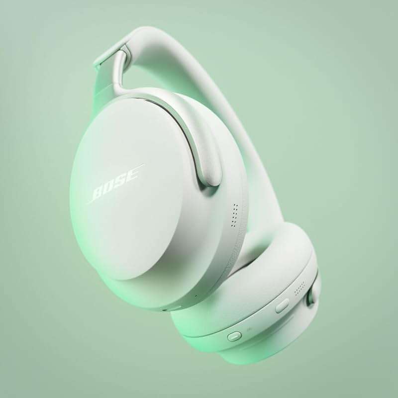 Bose QuietComfort Ultra Bluetooth Headphones, Wireless Headphones with Spatial Audio, Over Ear Noise Cancelling with Mic, Up to 24 Hours of Playtime, White Smoke - Image 2