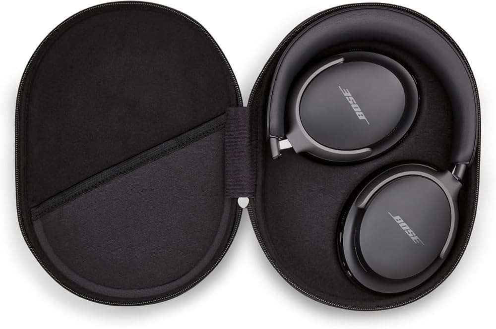 Bose QuietComfort Ultra Bluetooth Headphones, Wireless Headphones with Spatial Audio, Over Ear Noise Cancelling with Mic, Up to 24 Hours of Playtime, Black - Image 3