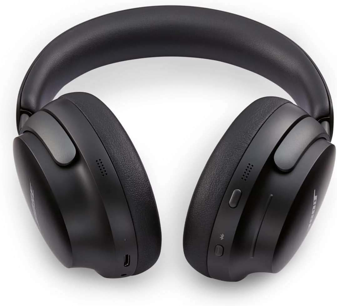 Bose QuietComfort Ultra Bluetooth Headphones, Wireless Headphones with Spatial Audio, Over Ear Noise Cancelling with Mic, Up to 24 Hours of Playtime, Black - Image 5