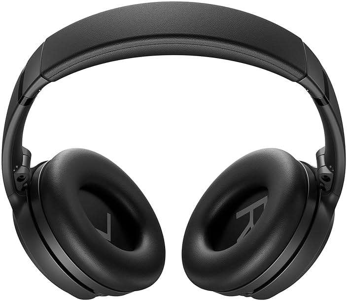 Bose QuietComfort Headphones - Wireless Bluetooth Headphones, Active Over Ear Noise Cancelling and Mic, USB-C Charging, Deep Bass, Up to 24 Hours of Playtime, Black - Image 4