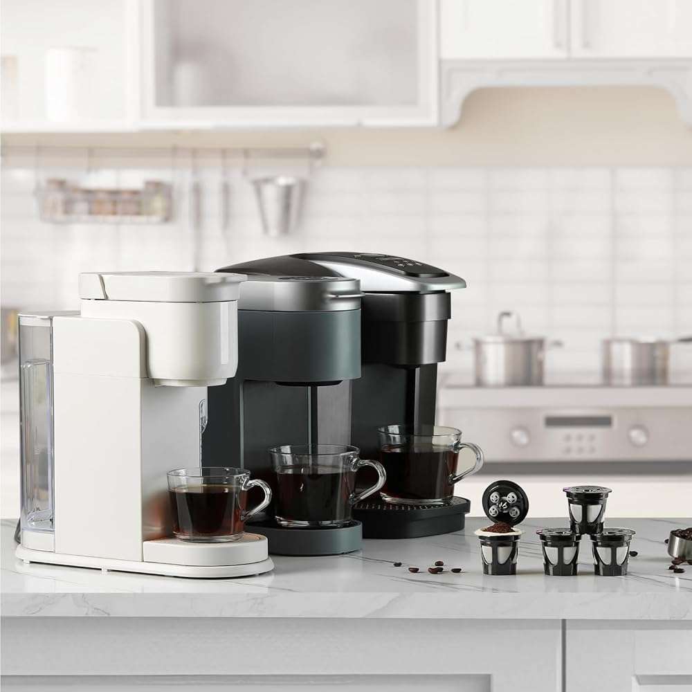 Reusable K Cups for Keurig, 2-Pack Refillable Coffee Pods with 5 Holes, Compatible with Keurig K Supreme, K Slim, K-Duo Hot & Iced Gen2, K-Brew Chill (MultiStream Technology) - Image 2